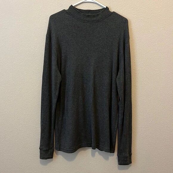 Bundle of 3  - Croft & Barrow Mock Neck 100% Cotton Medium Long Sleeve Shirt - Picture 9 of 11